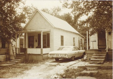 1212 Delores Street, shotgun house, 1984