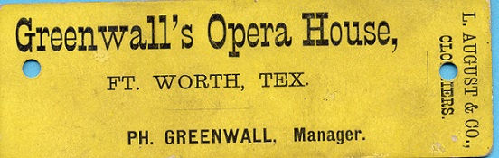 Greenwall's Opera House Ephemera