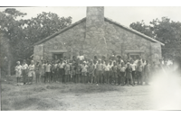 Camp-Carter-group-outside-Mess-Hall (015-033-593-001)