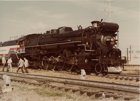 Steam Engine Number 610, circa 1975