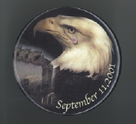 September 11th eagle button