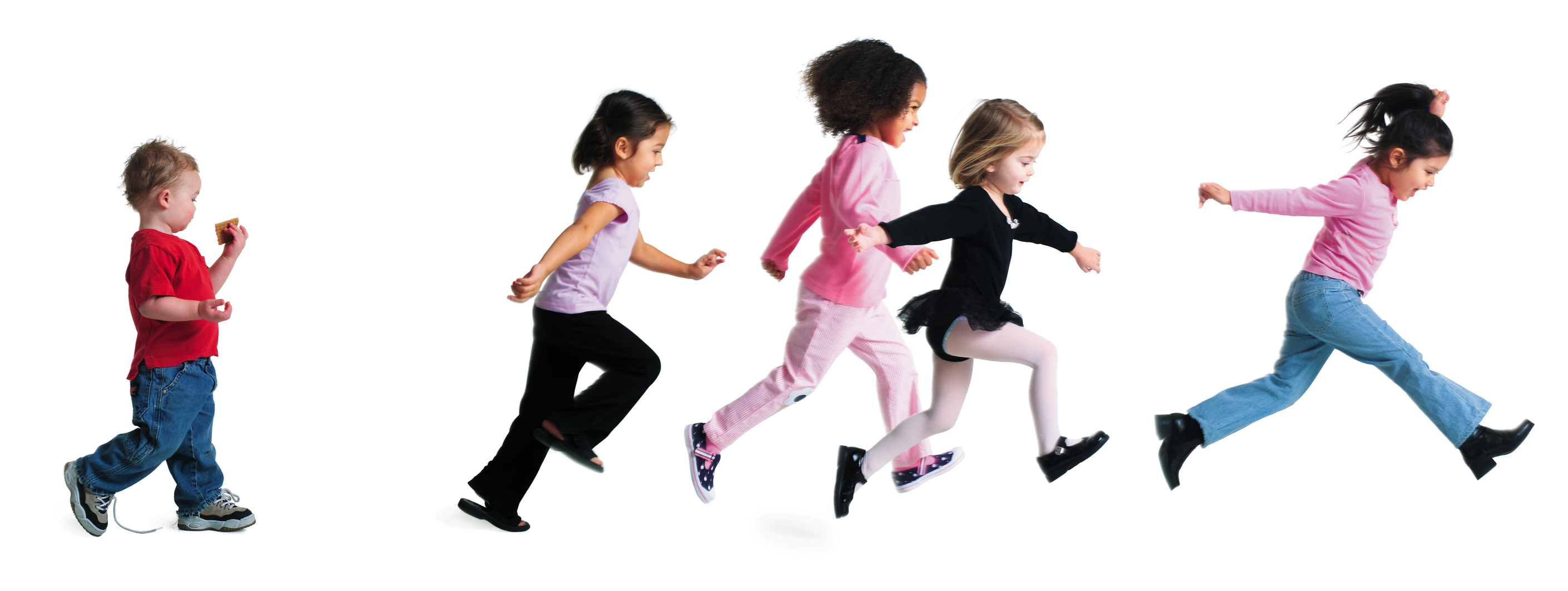 children running 