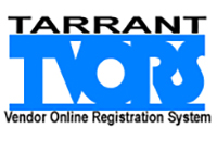 Tarrant TVORS vendor online registration system