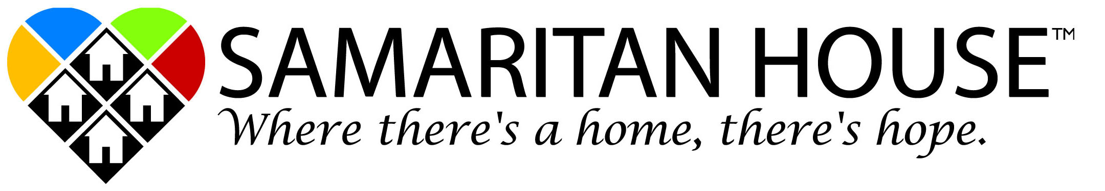 Samaritan House Where there's a home, there's hope. Logo