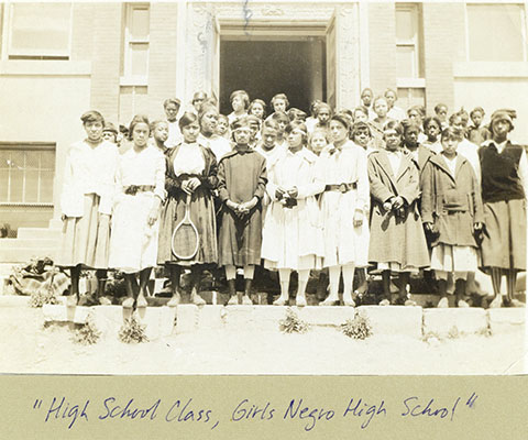 I.M. Terrell High School girls, undated