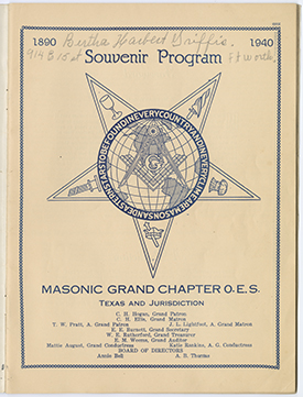 Masonic Grand Chapter of the Eastern Star, 1940