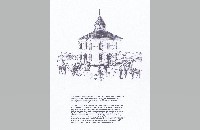 Draft of 1860 Tarrant County Courthouse drawing (012-008-433)