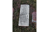 Mary E. Burford, Johnson Cemetery