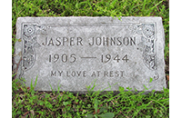 Jasper Johnson, Johnson Cemetery