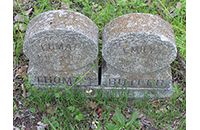 Lumae Thomas and Emily Butler, Johnson Cemetery