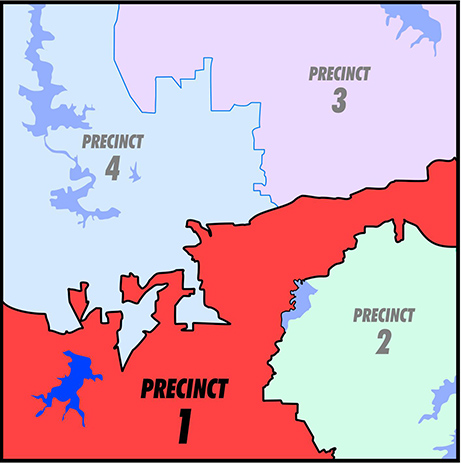 Precint 1 map