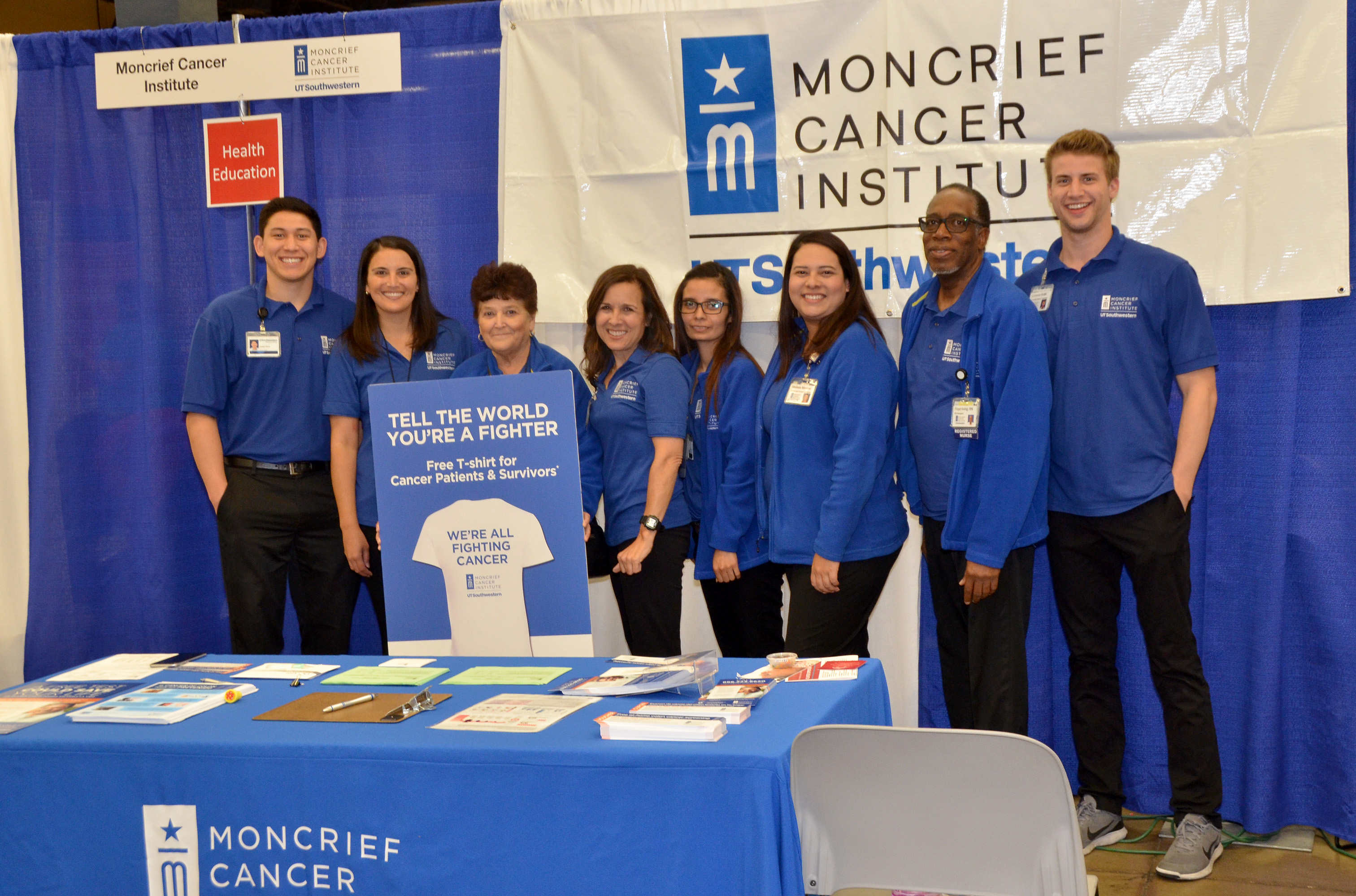 Moncrief Cancer Institute Booth photo