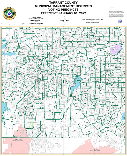 Municipal Management Districts Map