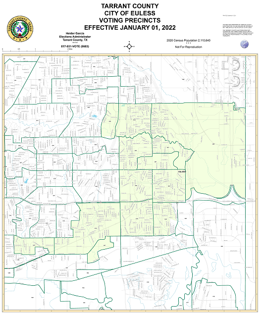 City of Euless Map