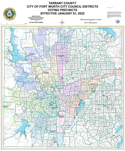 City of Fort Worth by Council District