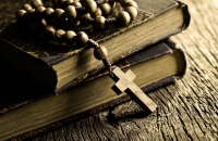 Rosary and Books