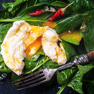 Turkish Eggs with Spinach